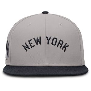 Genuine Merchandise Unisex Gray/Black New York Cap